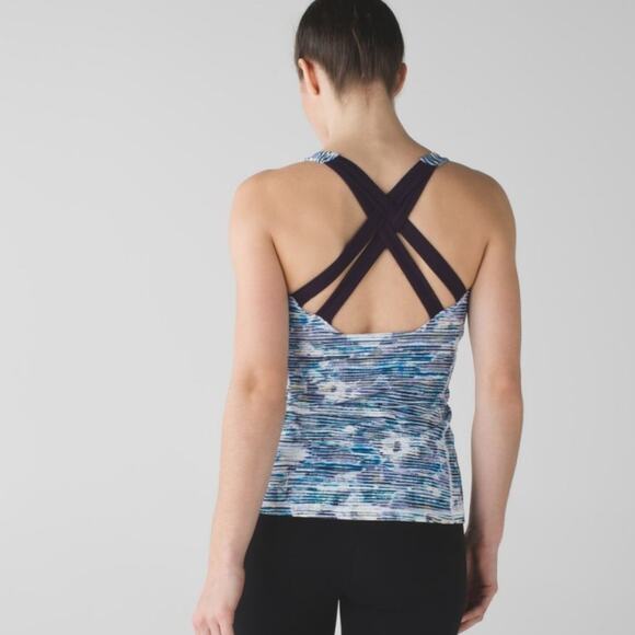 Lululemon Enhearten Tank in Blurry Belle Multi / Deep Zinfandel - Picture 8 of 8